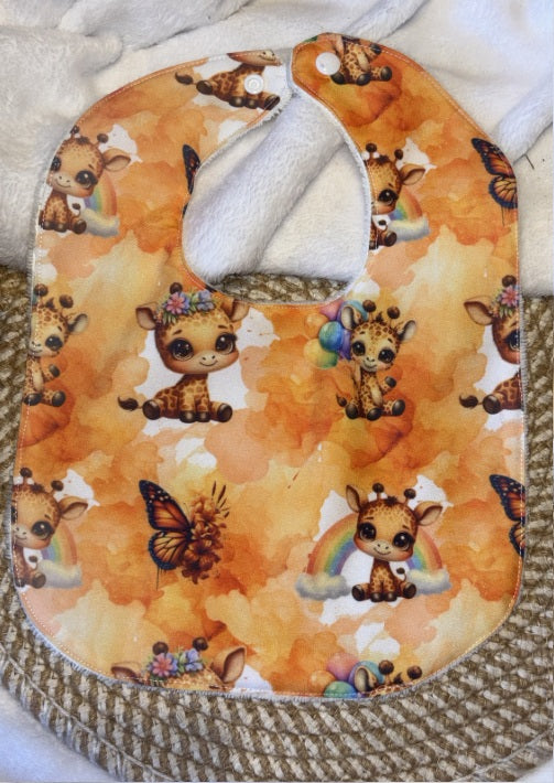 Coffret bavoir girafe