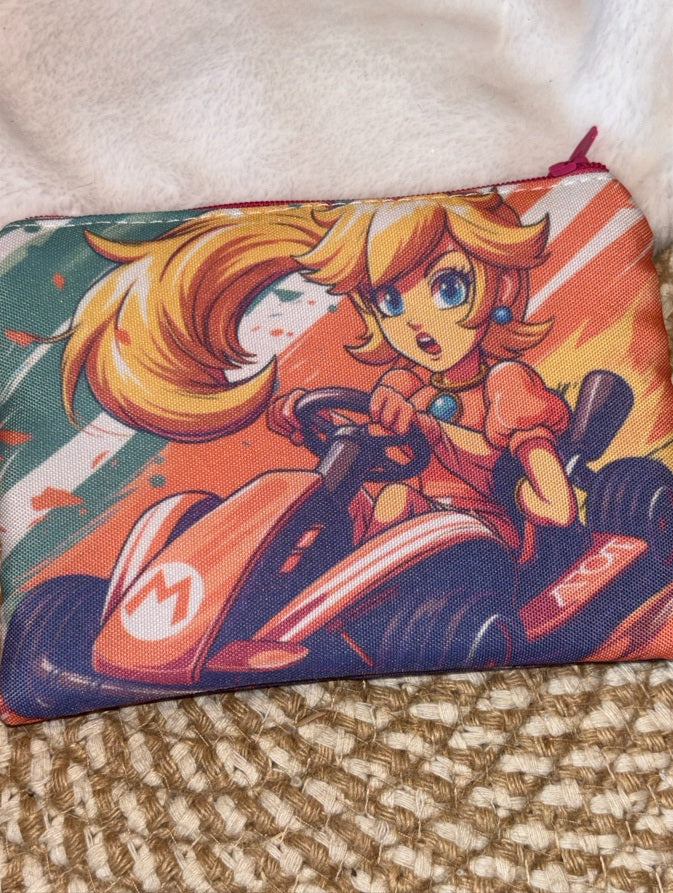 Porte monnaie Peach - Mario kart