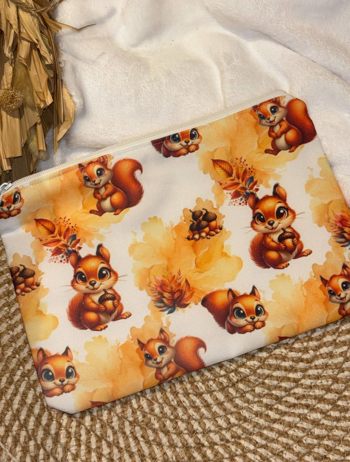 Pochette ecureuil