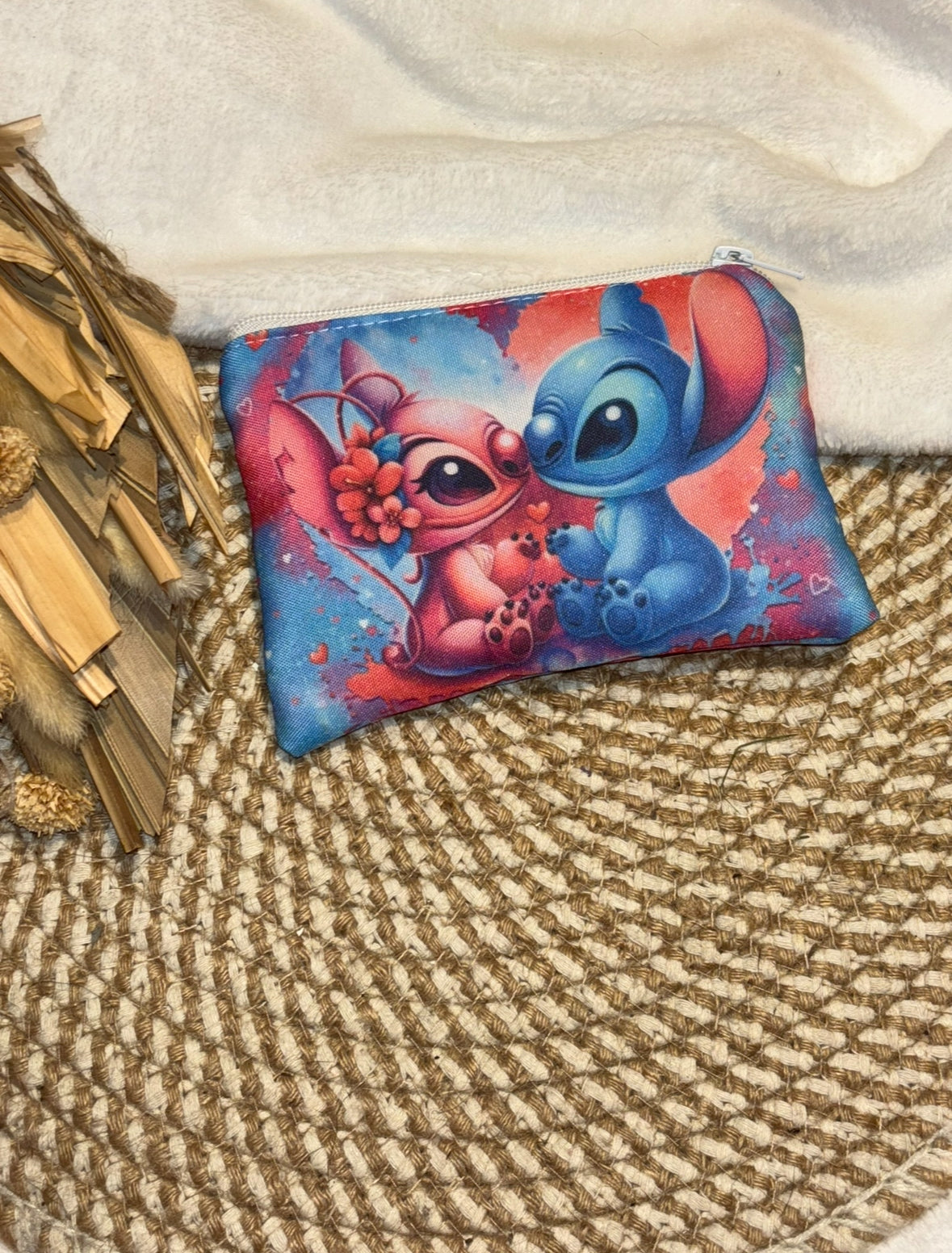 Porte monnaie Stitch et Angel