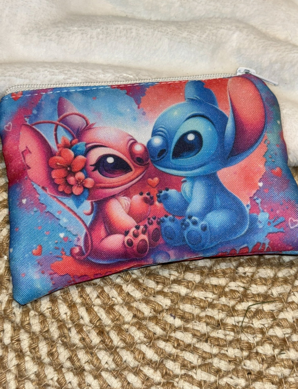 Porte monnaie Stitch et Angel