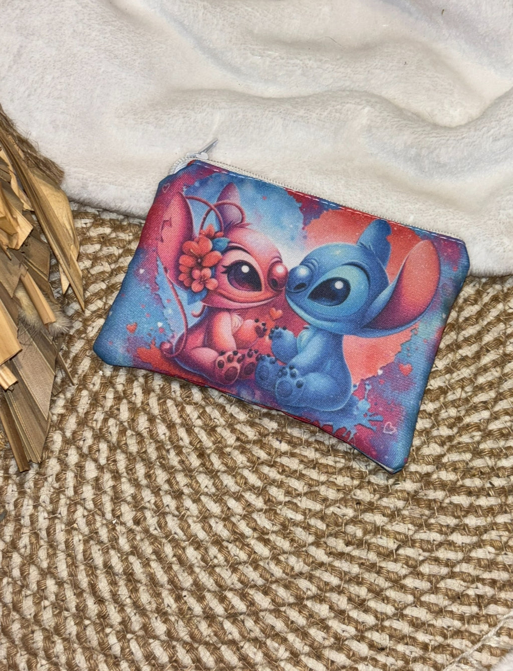 Porte monnaie Stitch et Angel