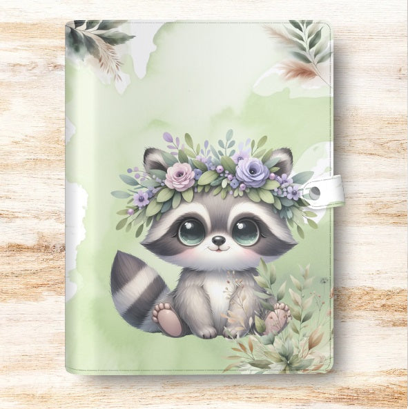 Protège carnet de santé raton laveur