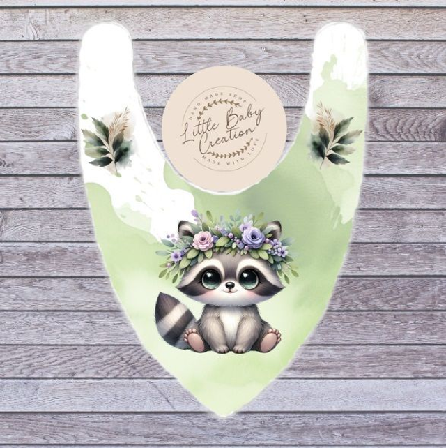 Bavoir racoon