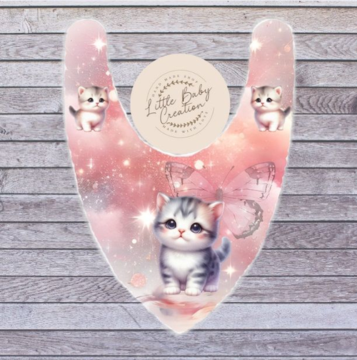 Bavoir bandana chaton