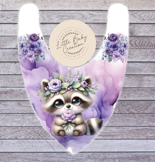 bavoir bandana racoon